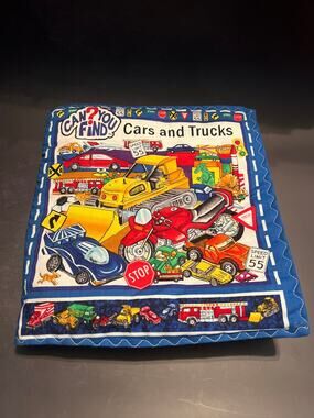 Can You Find? Cars and Trucks Interactive Soft Cloth Book